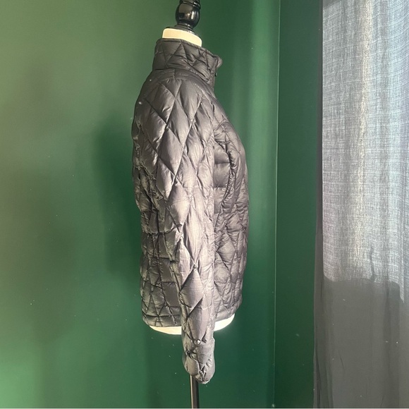 Vintage MEC Down Filled 3/4 Zip Puffer Jacket - Black Winter Down Coat - Picture 7 of 16